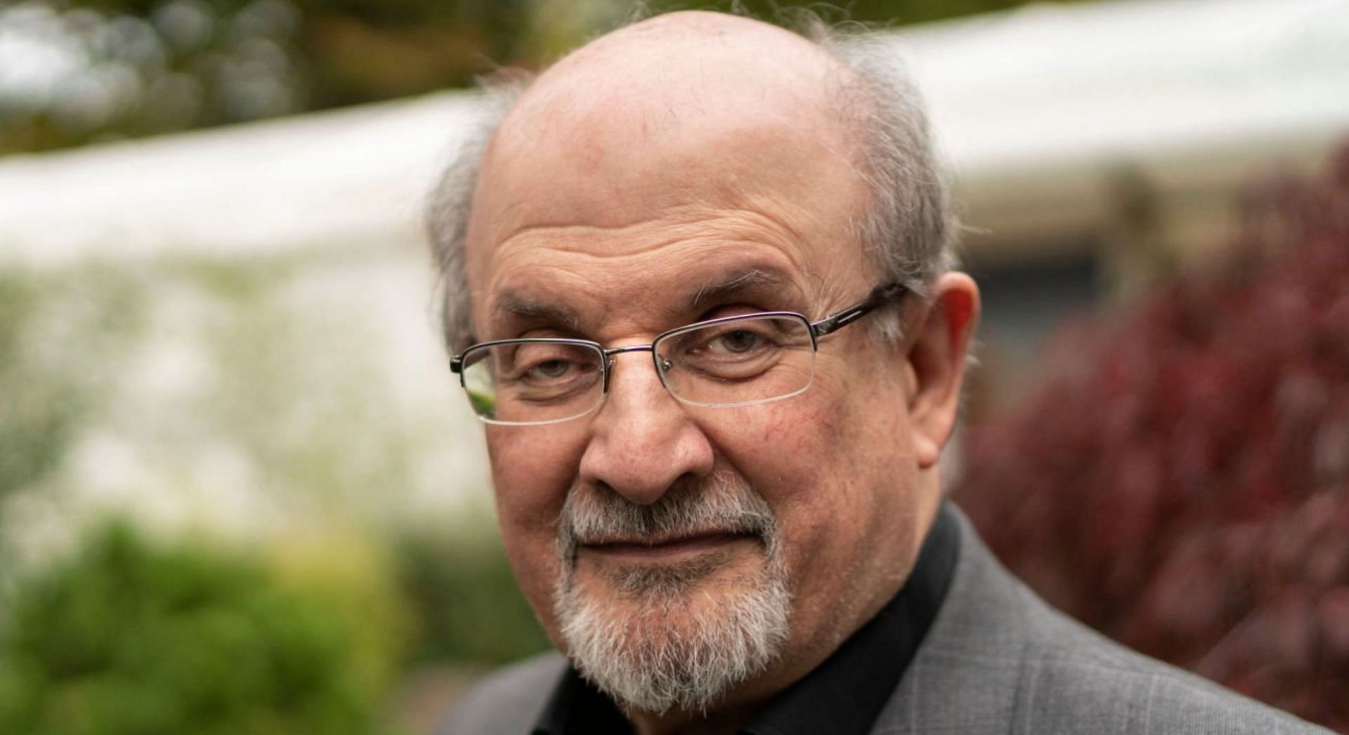 Novelist Salman Rushdie was stabbed onstage during an event at New York&#039;s Chautauqua Institution (Image via Getty Images)