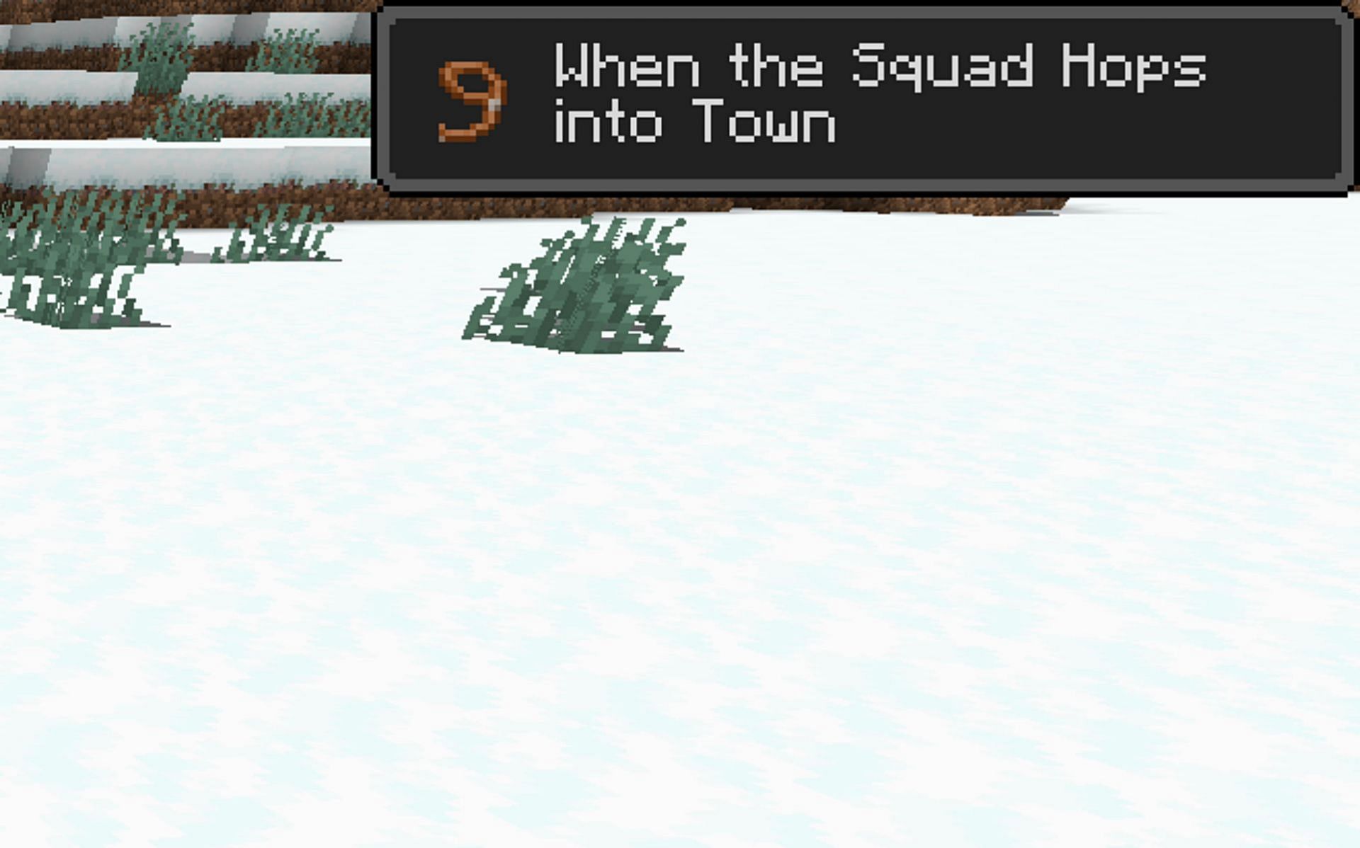 This is a brand new advancement related to frogs (Image via Minecraft)