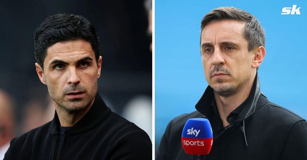 Gary Neville makes bold prediction on why the Gunners might miss out on top four