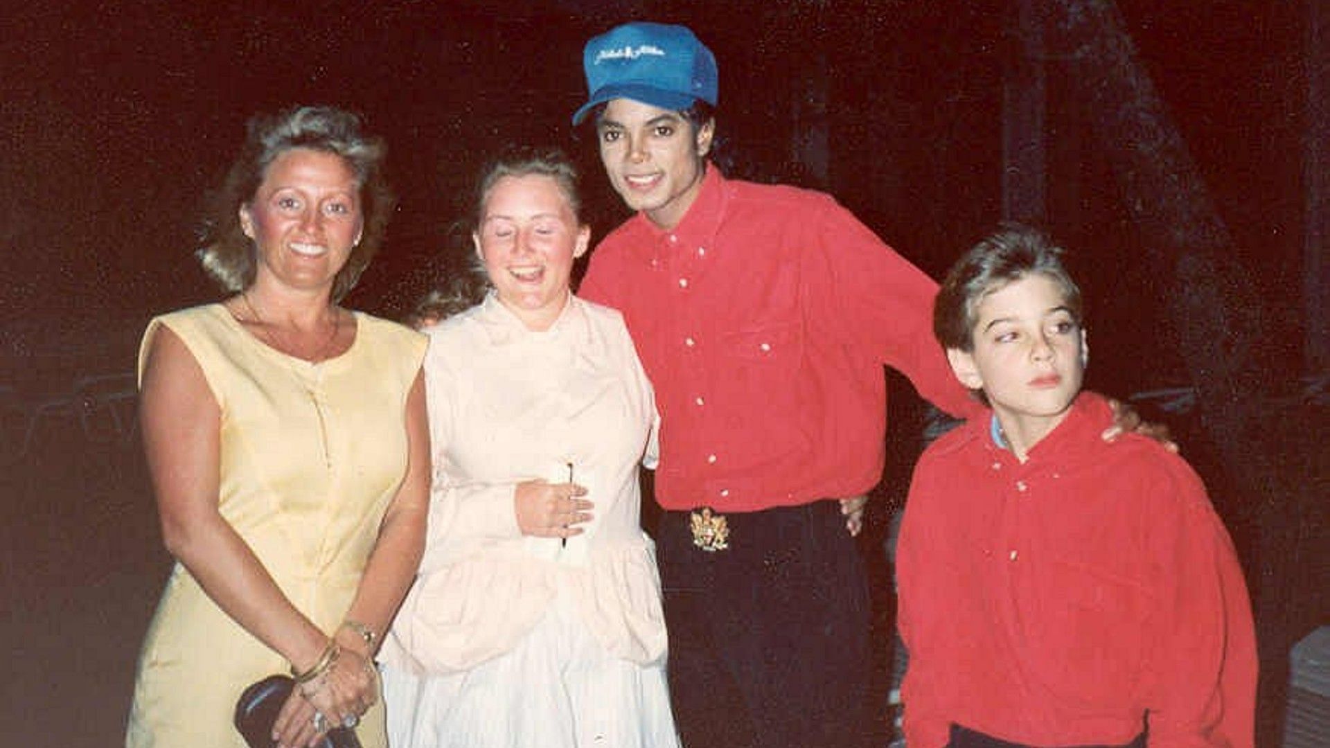 Michael Jackson with the boy from the Pepsi commercial at the time, Jimmy Safechuck (Image by Alan Light via Wikimedia Commons)