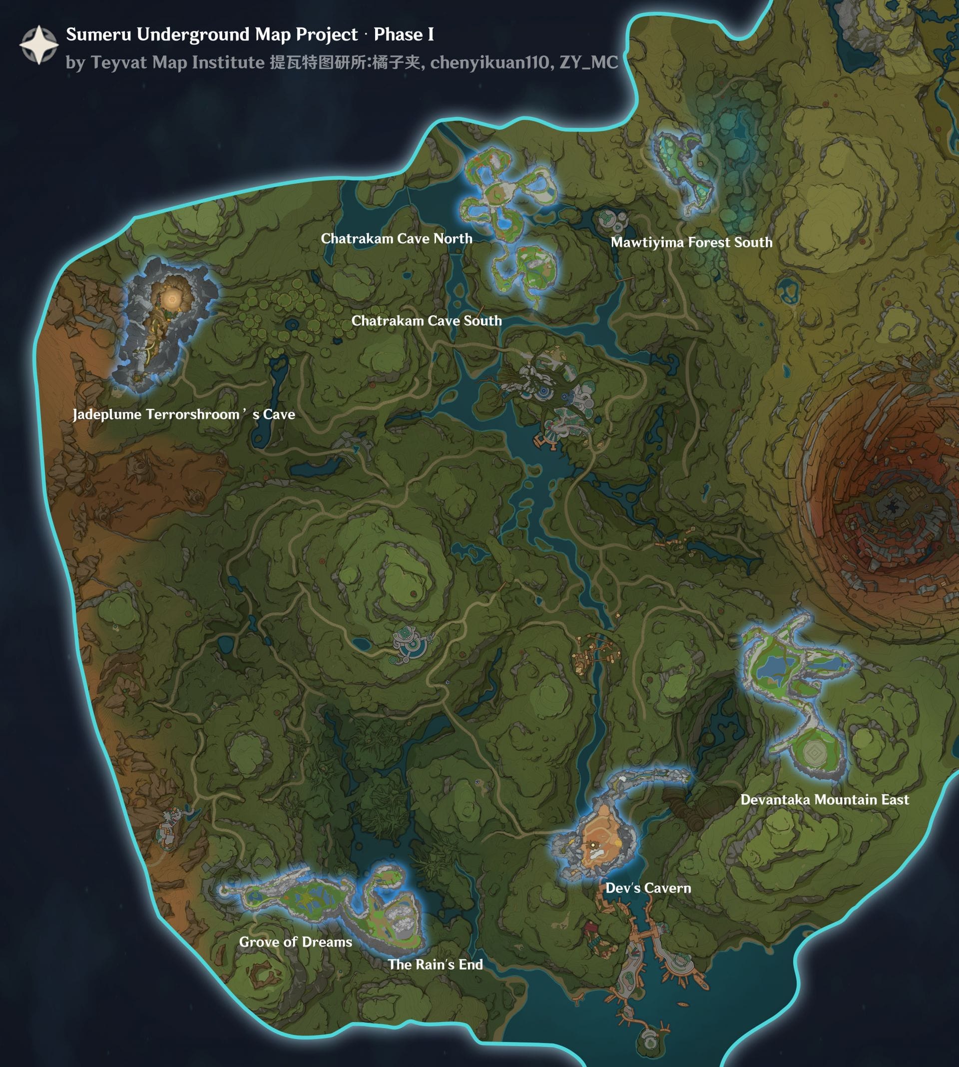 Genshin Impact player creates Sumeru underground map to help others  navigate caves