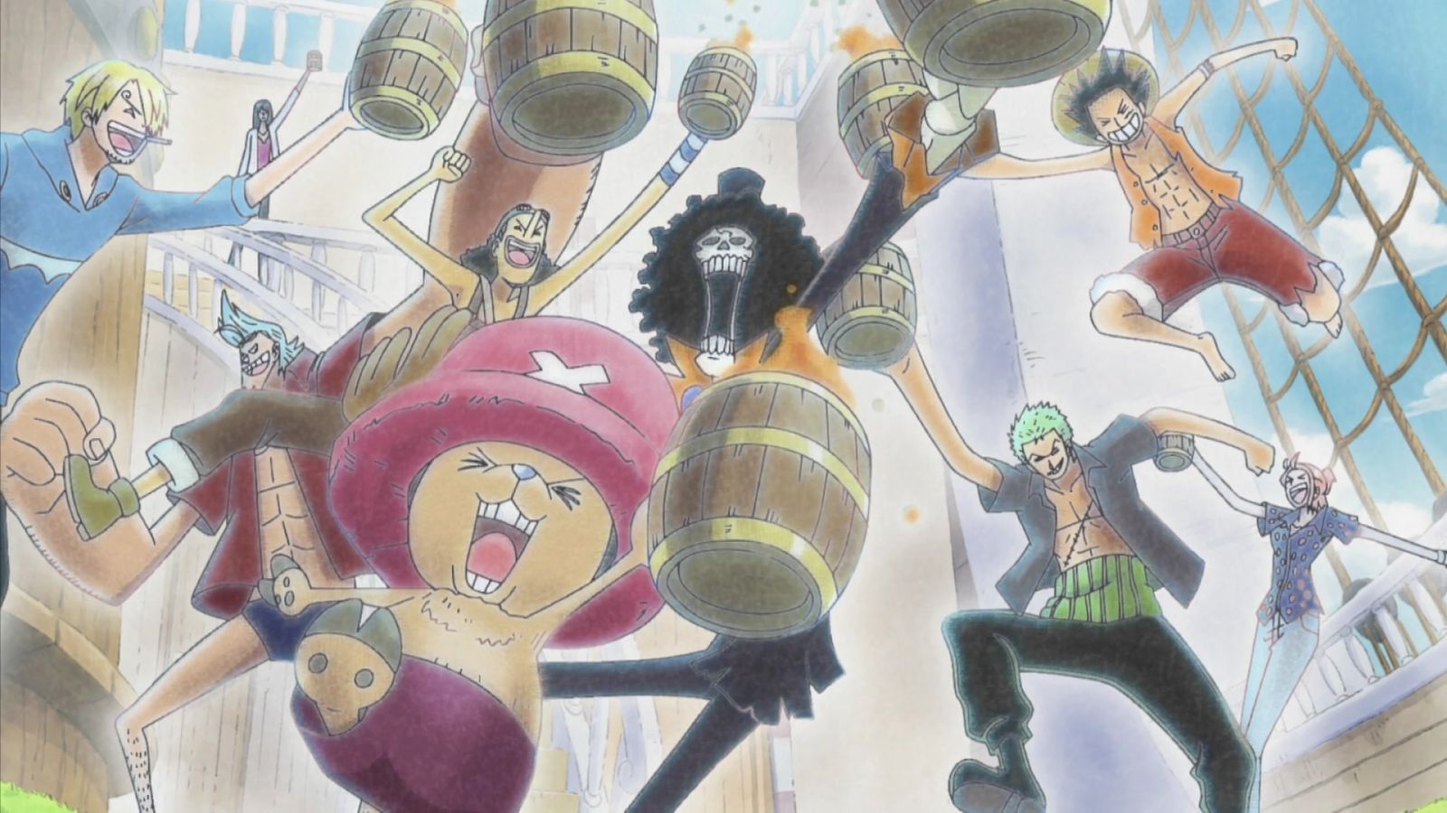 In what episode does Brook join the Straw Hats Pirates crew?