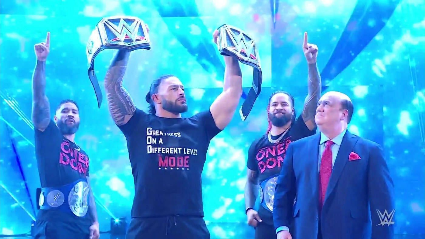 Roman Reigns sends a message after The Bloodline's show of strength on