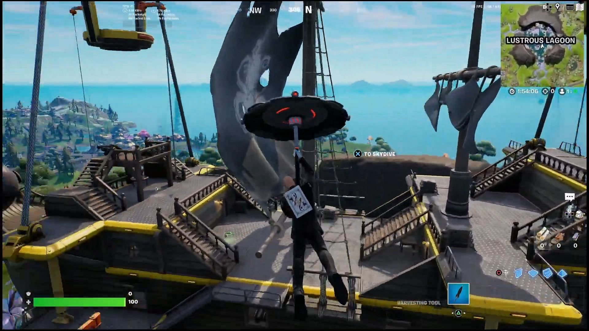 Blackheart can be found at his ship (Image via Epic Games)