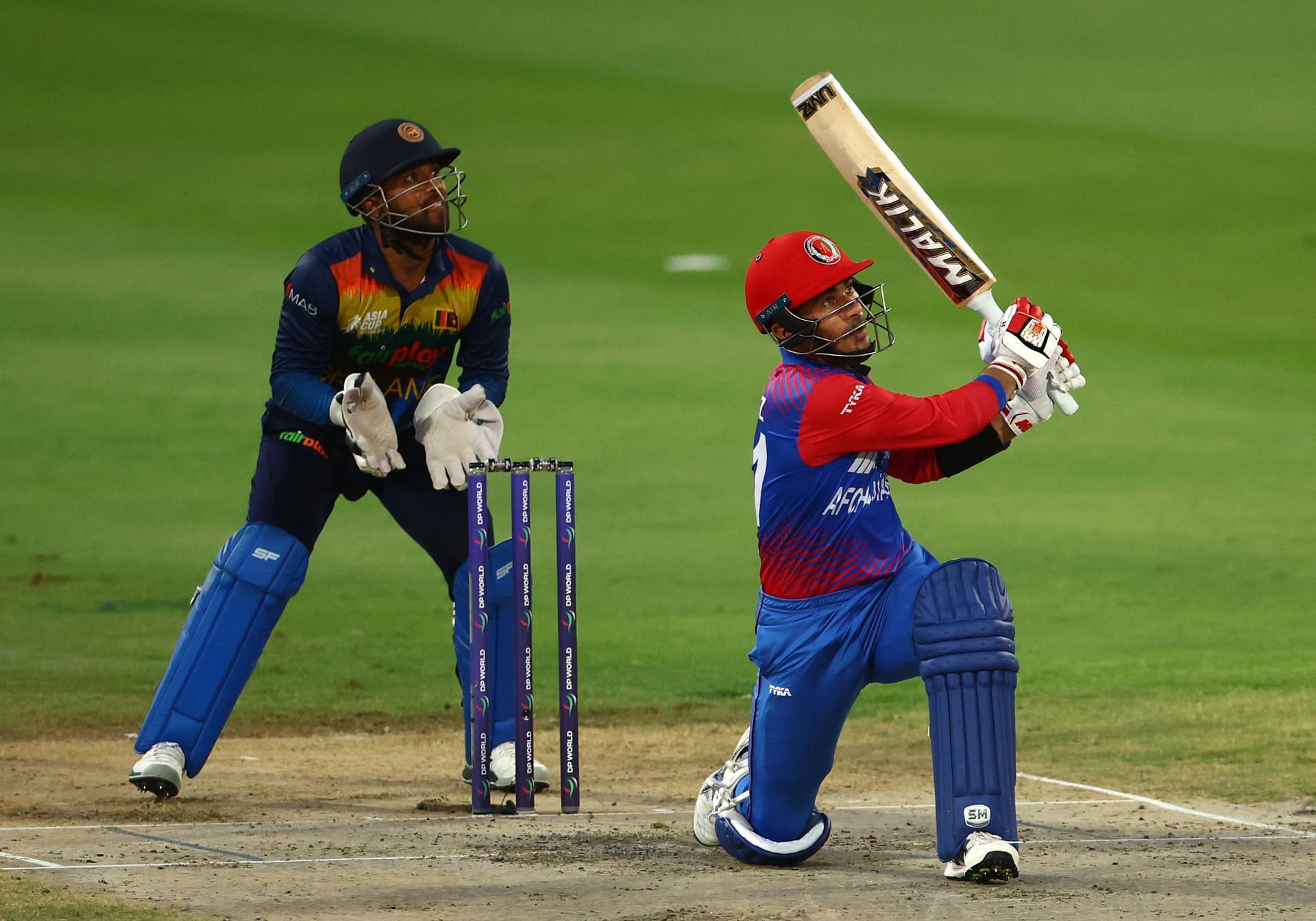 Rehmanullah Gurbaz played a great hit.  Pic: Getty Images