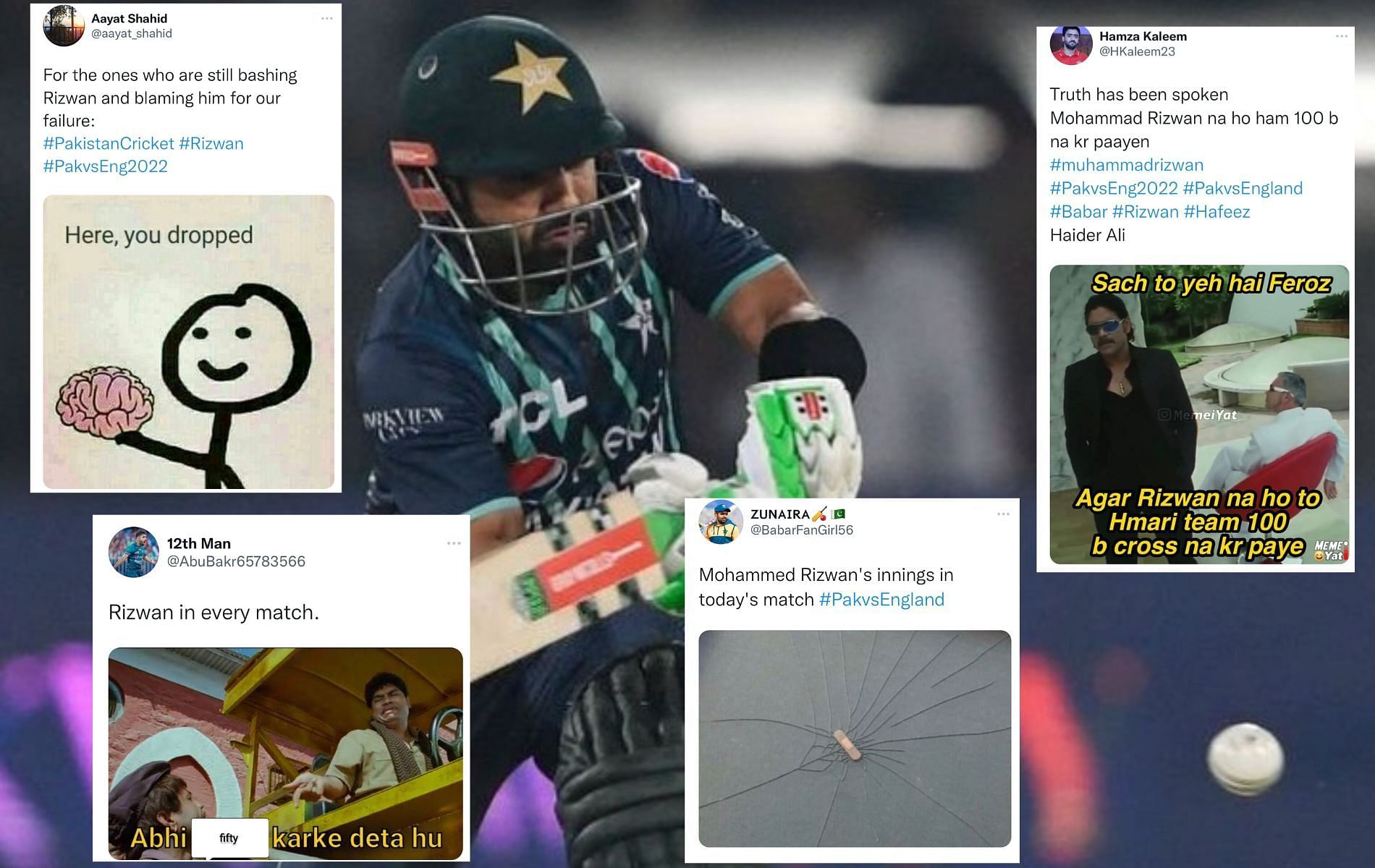 Mohammad Rizwan has been the top performer for Pakistan in T20Is in 2022. (Pics: Twitter)