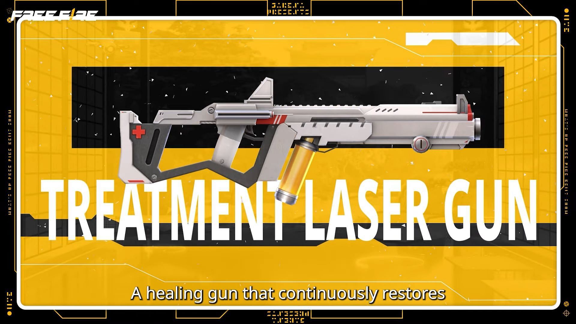 Treatment Laser Gun in Free Fire (Image via Garena)