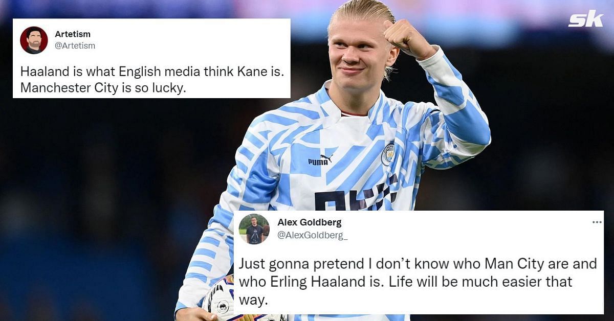 Twitter Erupts As Erling Haaland Hat-trick Powers Manchester City To ...