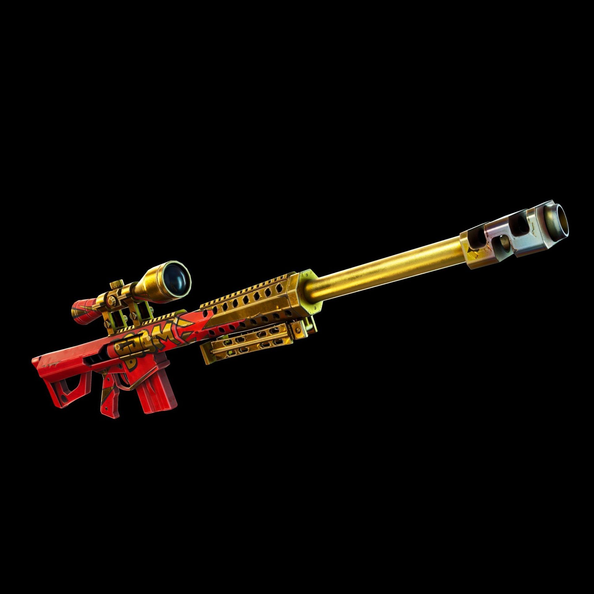 Boom Sniper Rifle stays true to its name in-game (Image via Epic Games)