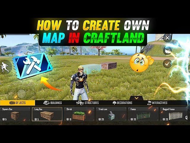 ff one tap craftland map code free fire max