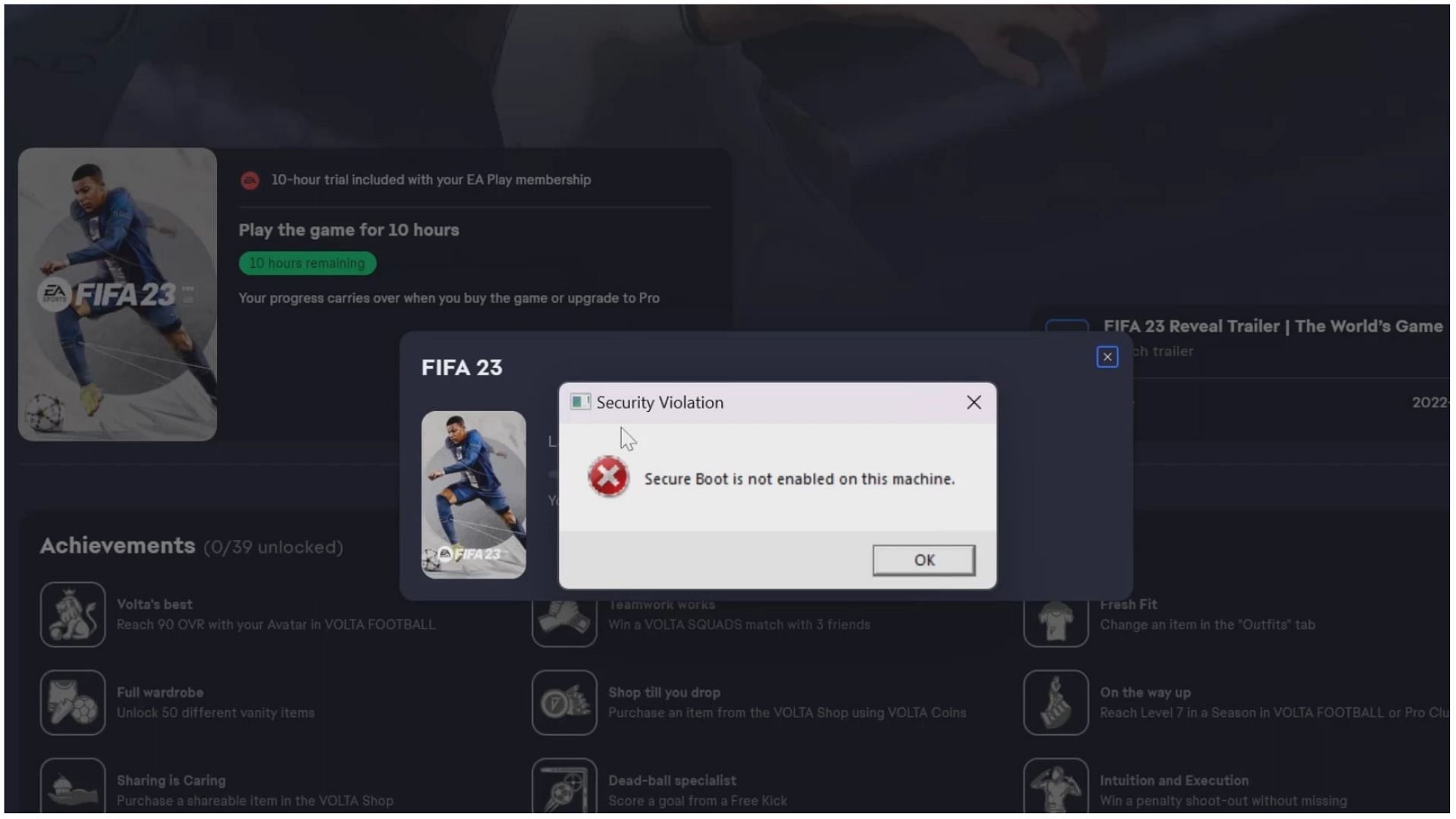 How To Fix Secure Boot Is Not Enabled On This Machine Error In Fifa 23 How To Fix Secure Boot Is Not Enabled On This Machine Error In Fifa 23
