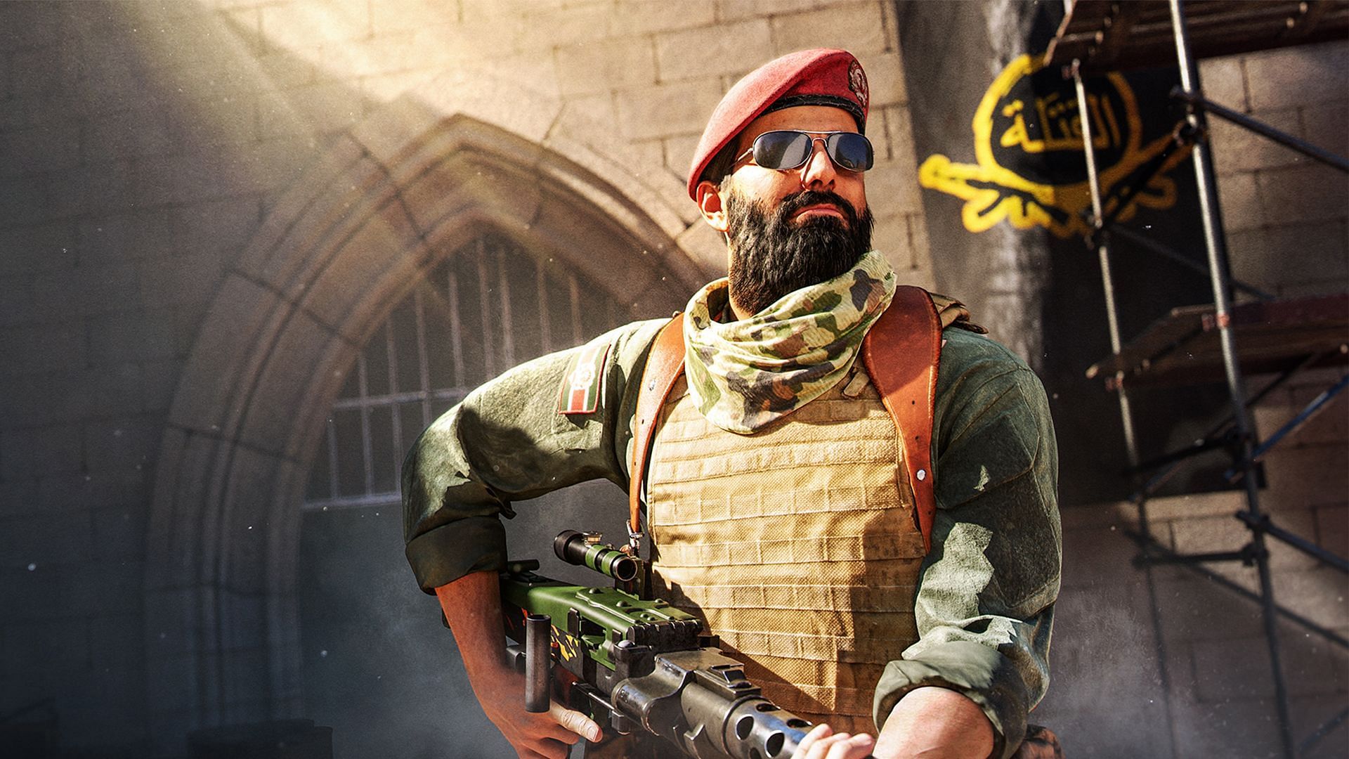 Khaled Al-Asad is a military commander and warlord in the Middle East (Image via Activision)