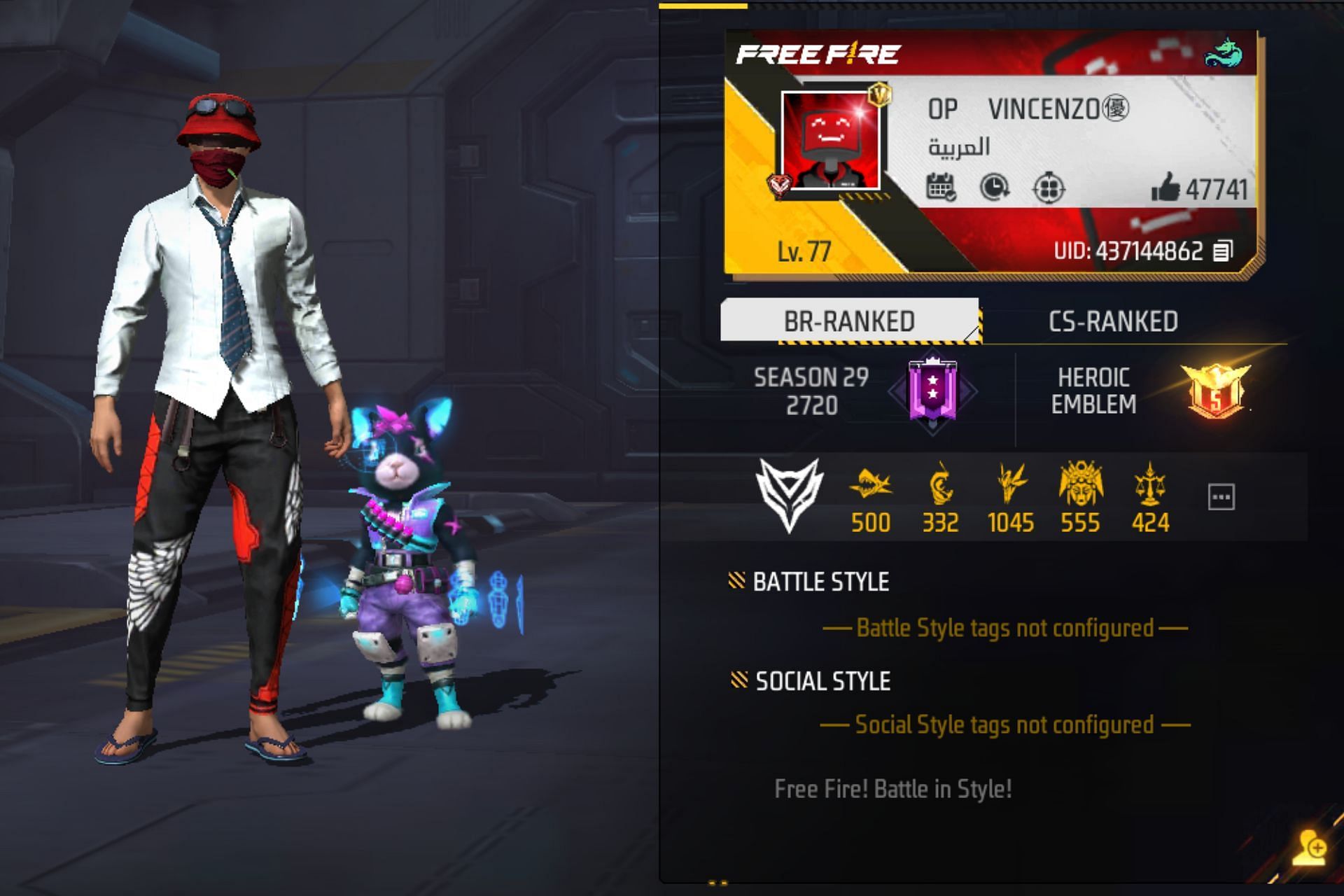 vincenzo free fire de donde es