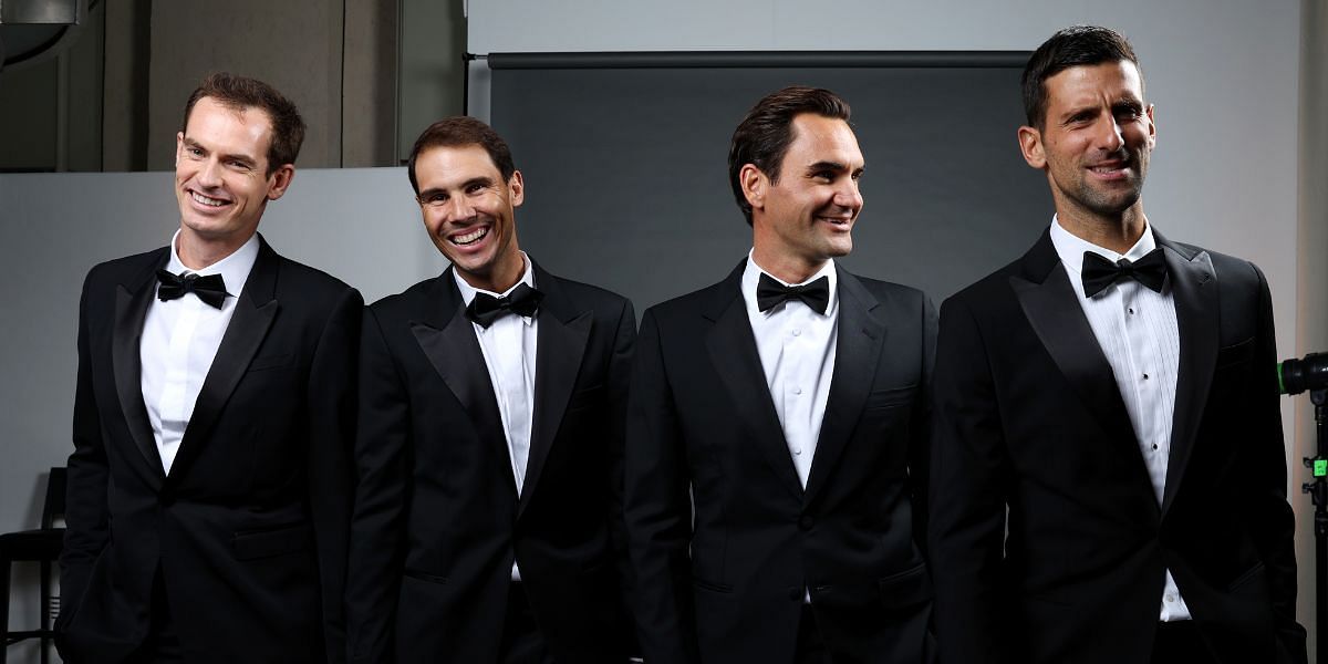 Udsigt Typisk Bageri This has to be the classiest/best vibes retirement in sports history" -  Tennis fans react to Roger Federer embracing Nadal, Djokovic and Murray as  friends ahead of 2022 Laver Cup