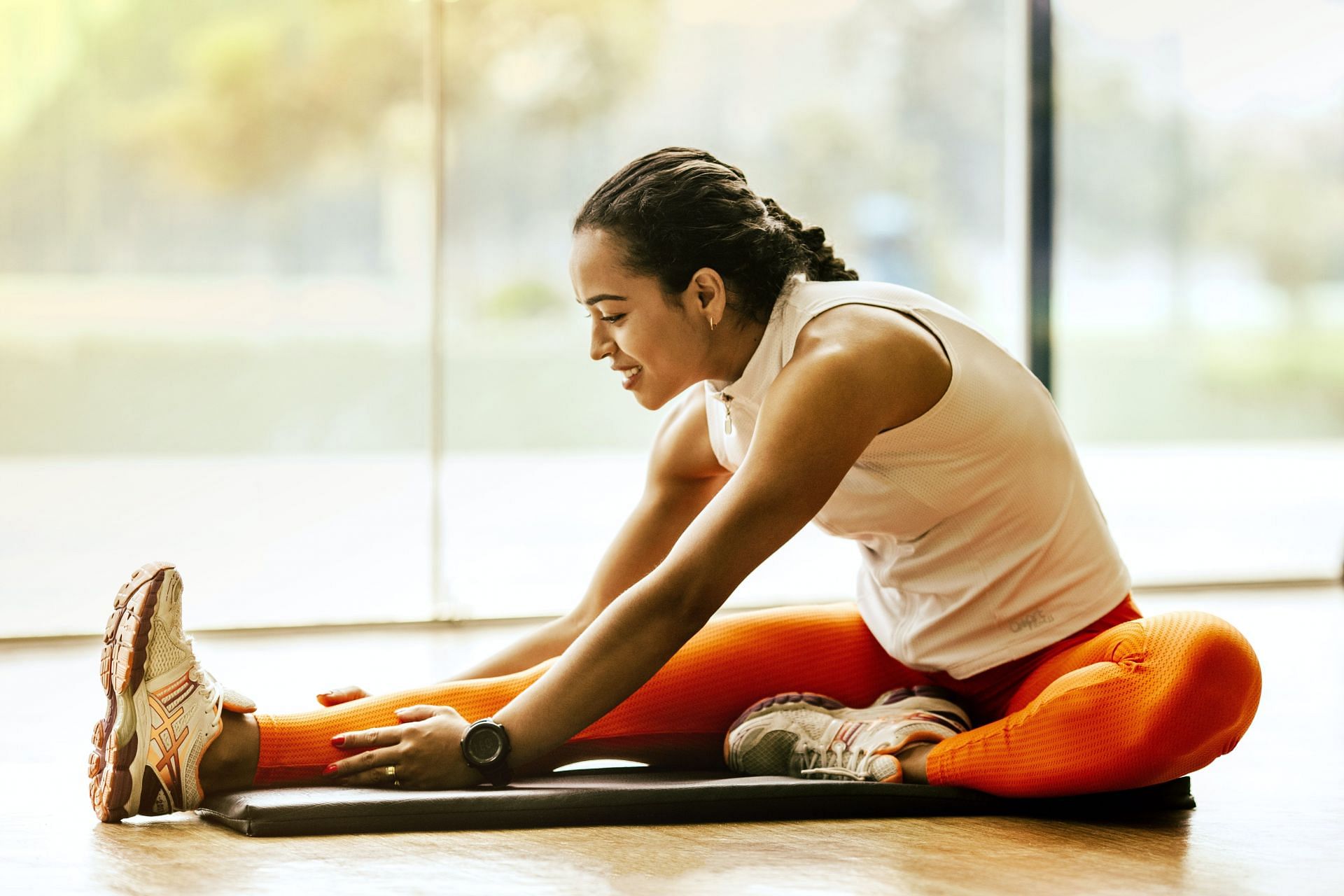 Exercise helps to break down the stress chemicals (Image via Pexels/ Jonathan Borba)