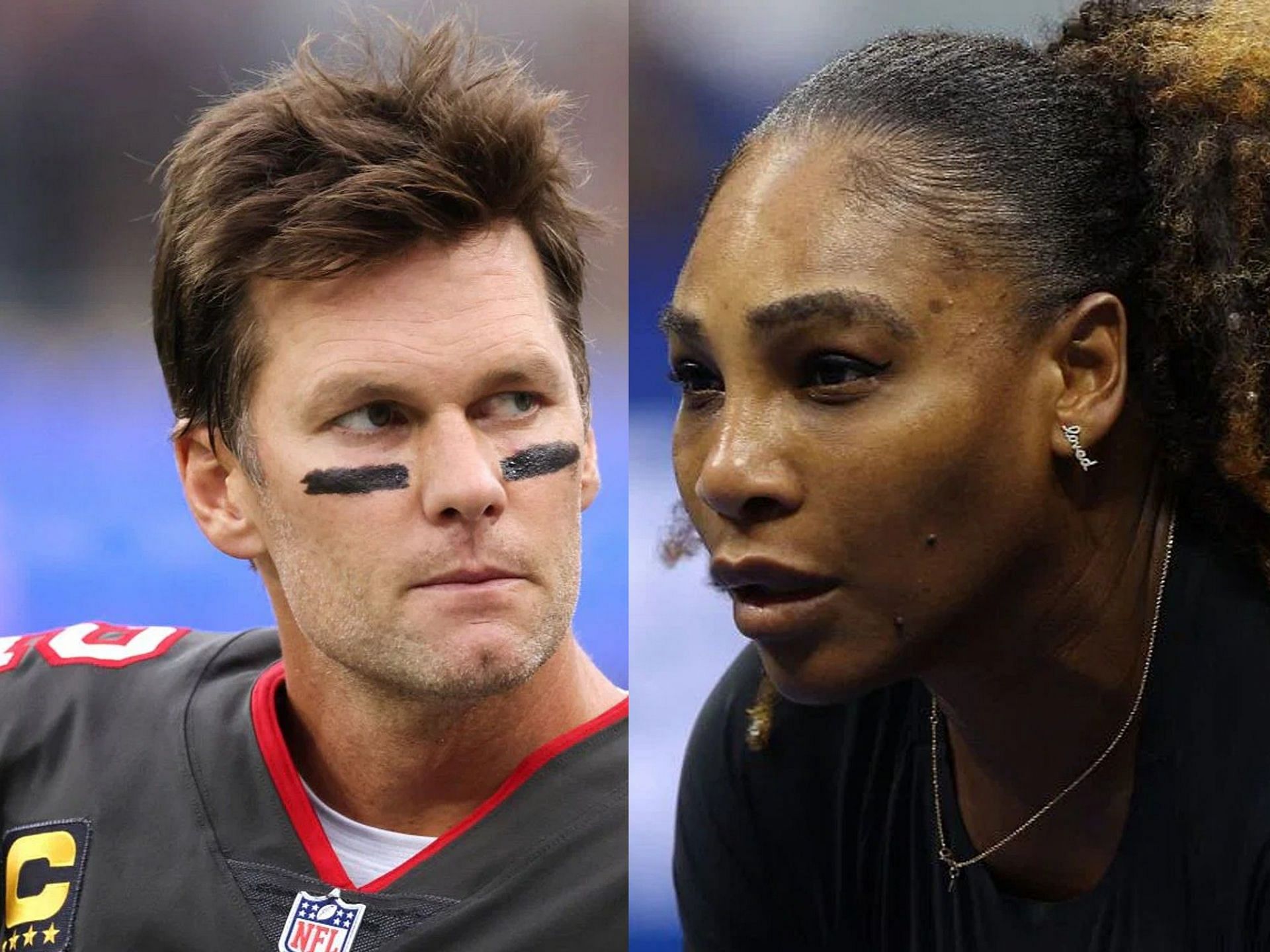 Serena Williams and Tom Brady are both the faces of their respective sports...
