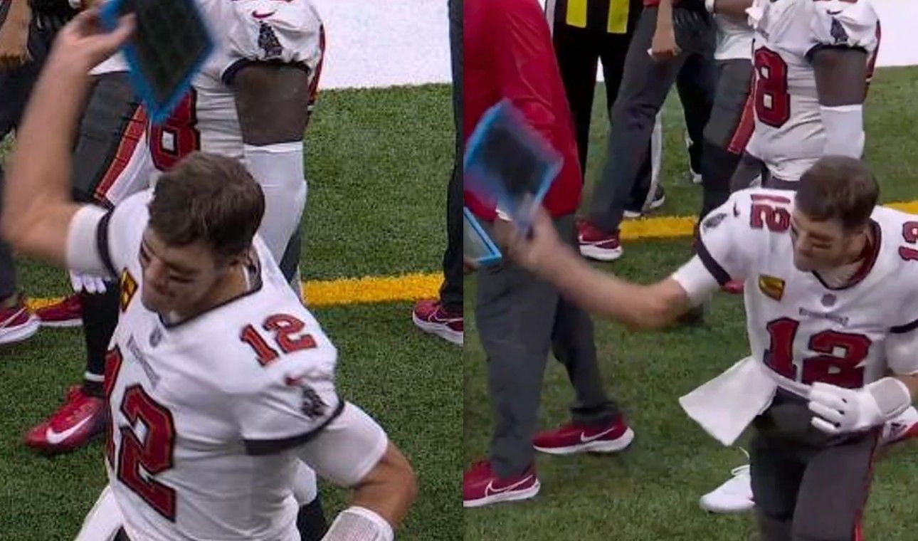 Tom Brady reflects on tablet throw during heated Saints game
