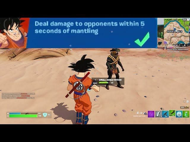 Damage An Opponent Within 10 Seconds Of Mantling Fortnite: How to damage players within 5 seconds of mantling