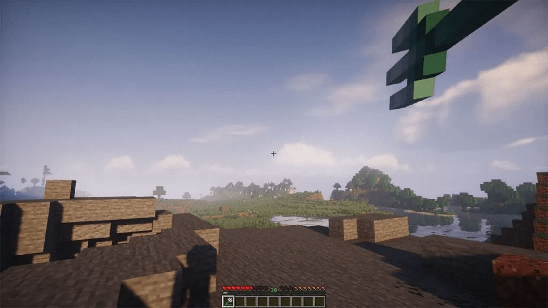 Throwing a trident takes on a new face with the Riptide enchantment (Image via Mojang)