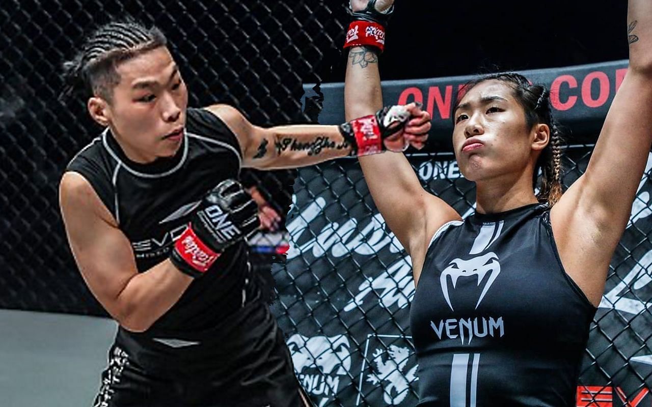 The third fight between Xiong Jing Nan (L) and Angela Lee (R) is bound to end in a finish. [Photos: ONE Championship]