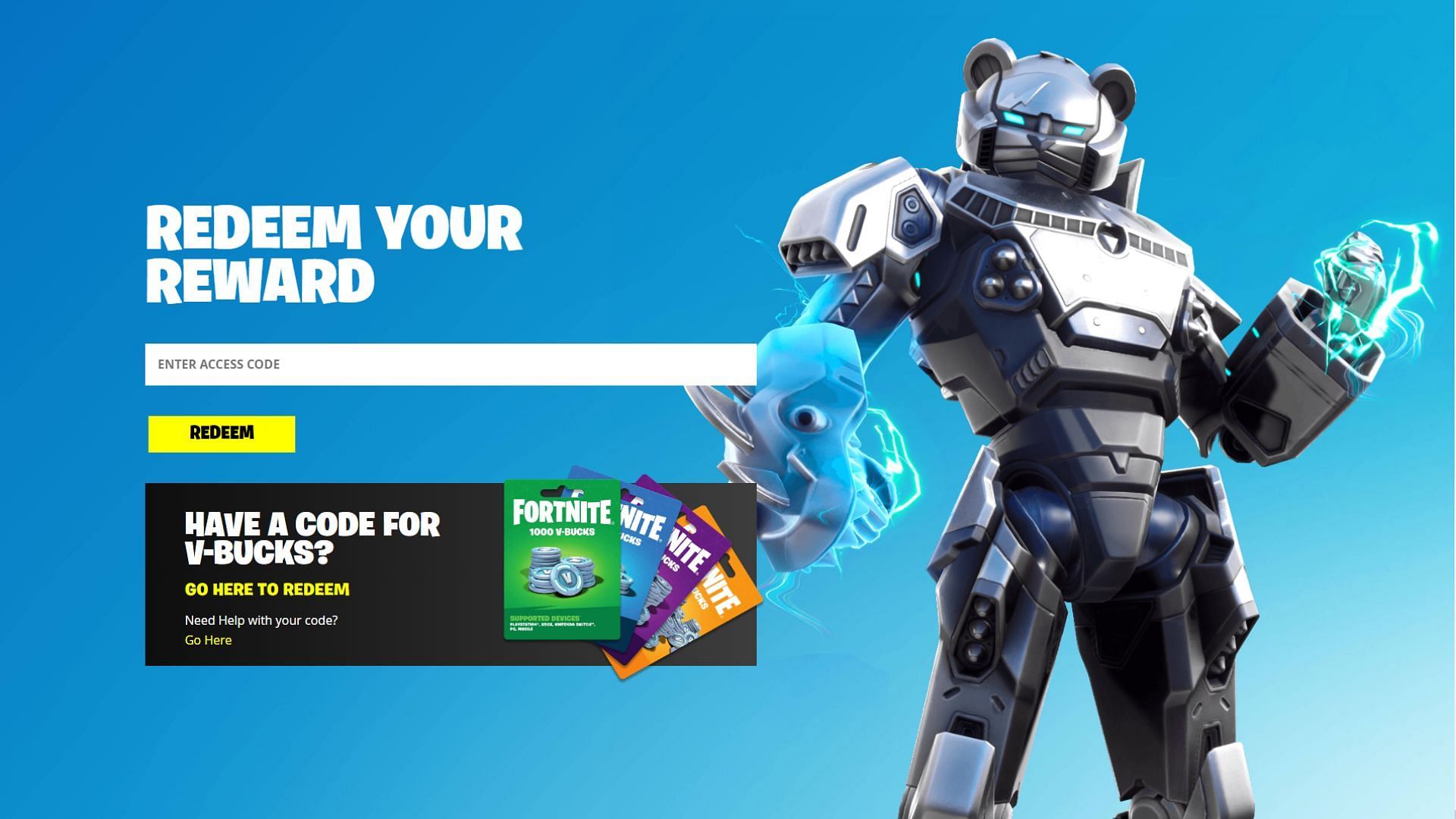 How to get Fortnite Zero War codes and redeem them