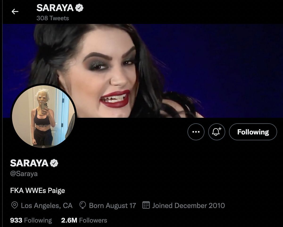 The multi-time Women&#039;s Champion changed her Twitter handle to her real name &#039;Saraya&#039;