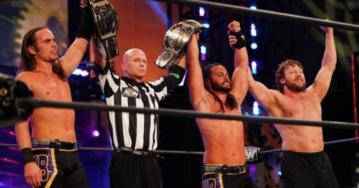 Kenny Omega teamed up with the Young Bucks after his return to AEW