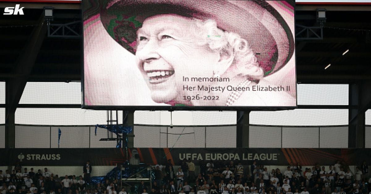 Minute's silence for Queen Elizabeth booed by Zurich fans during Europa