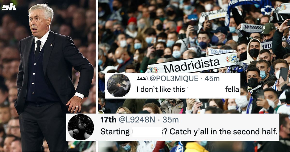 Real Madrid fans are not happy with Carlo Ancelotti