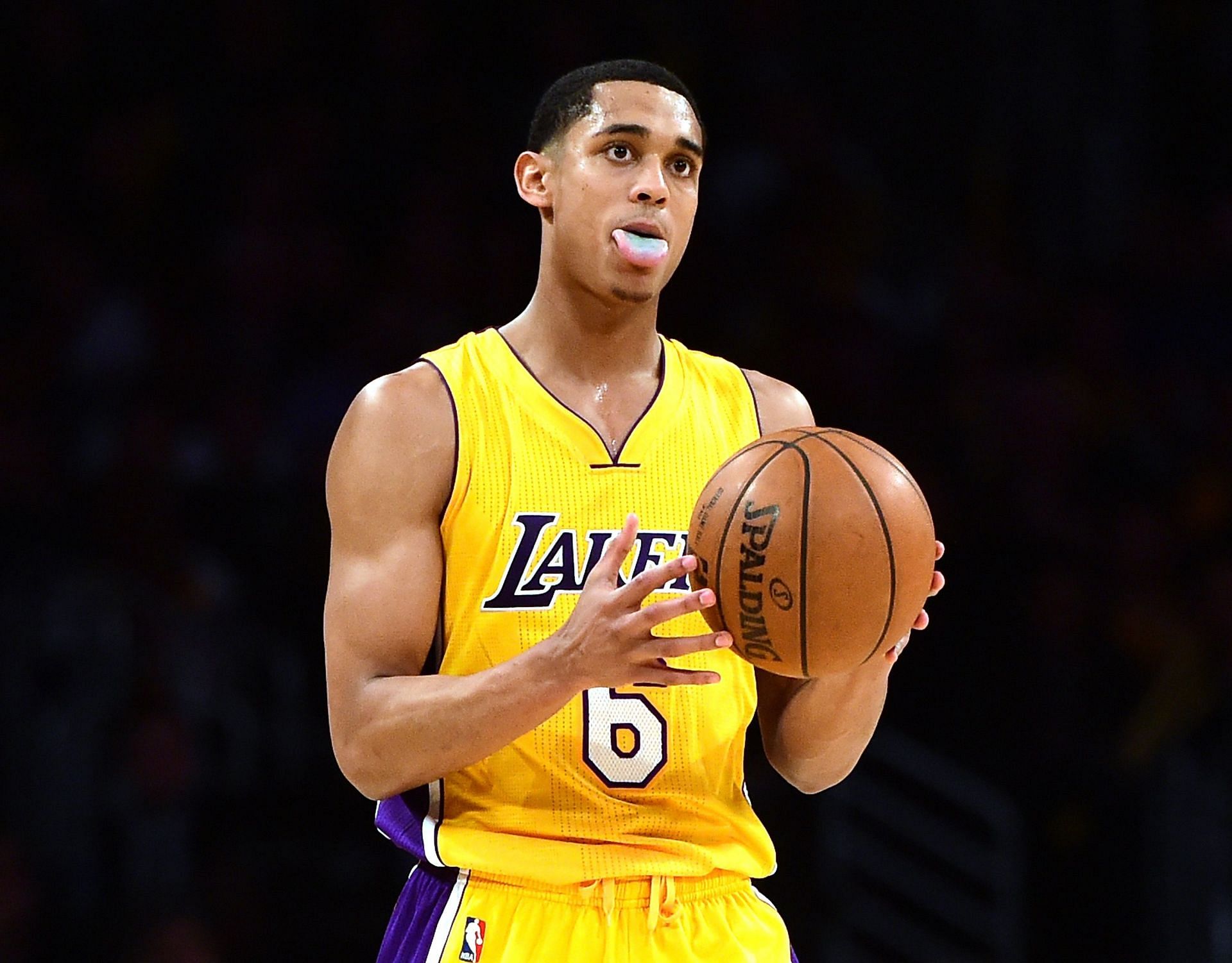 Jordan Clarkson started his NBA career with the LA Lakers.