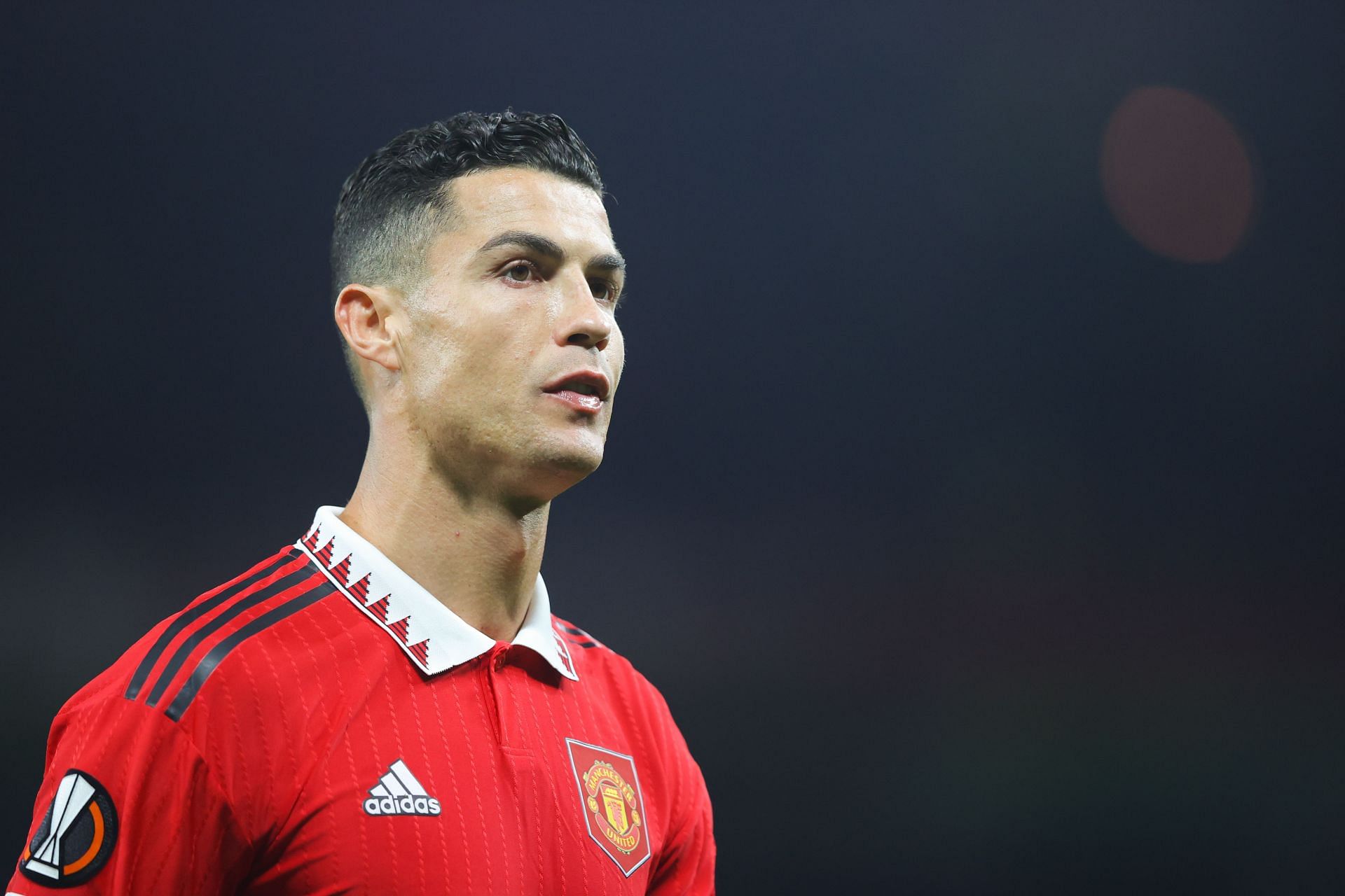 A estrela do Manchester United, Cristiano Ronaldo.