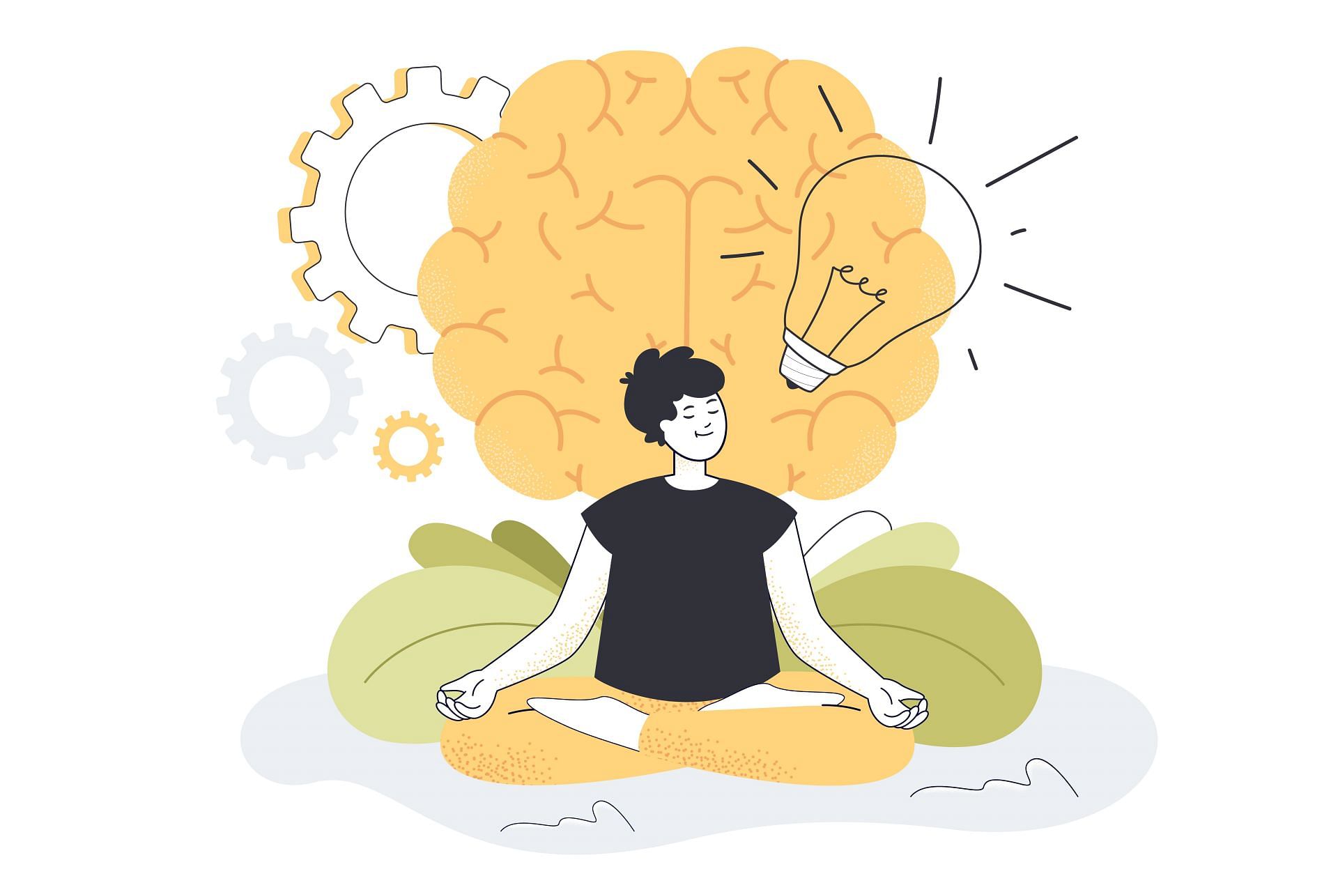 Mindfulness helps you at deeper levels. (Image via Freepik/Pch.Vector)
