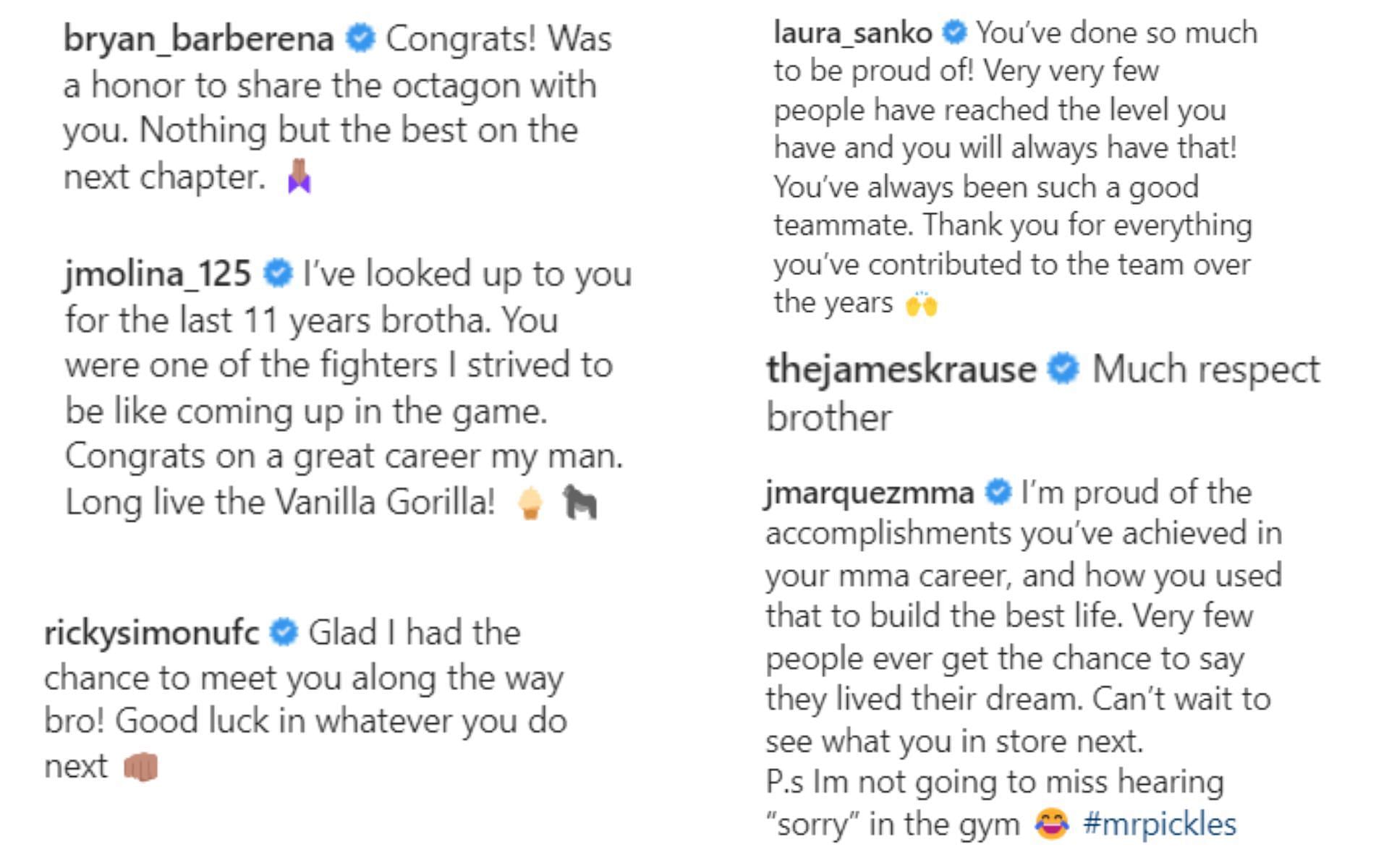 Comments via @the_vanillagorilla on Instagram