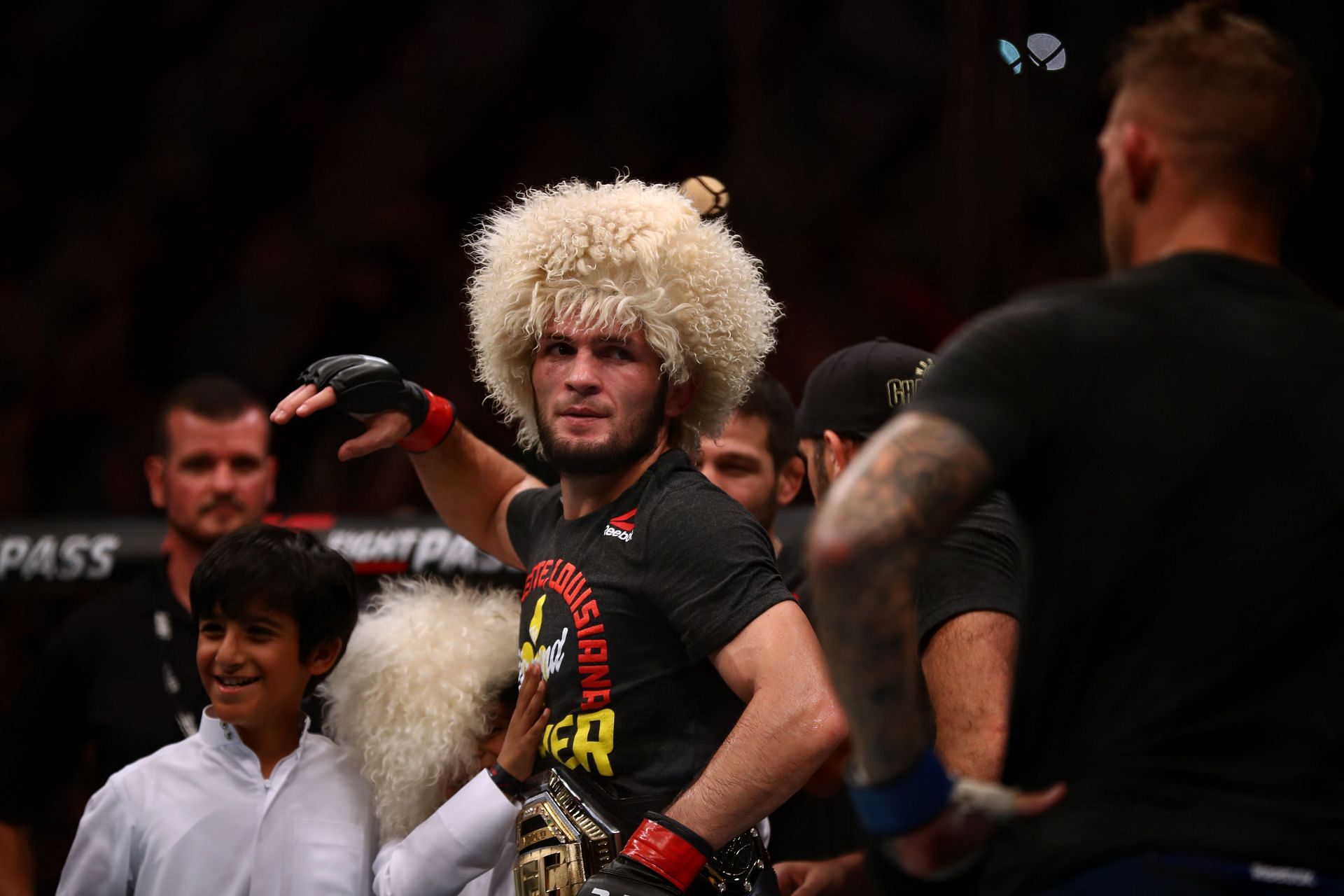 Khabib Nurmagomedov hung up his gloves with his undefeated record intact