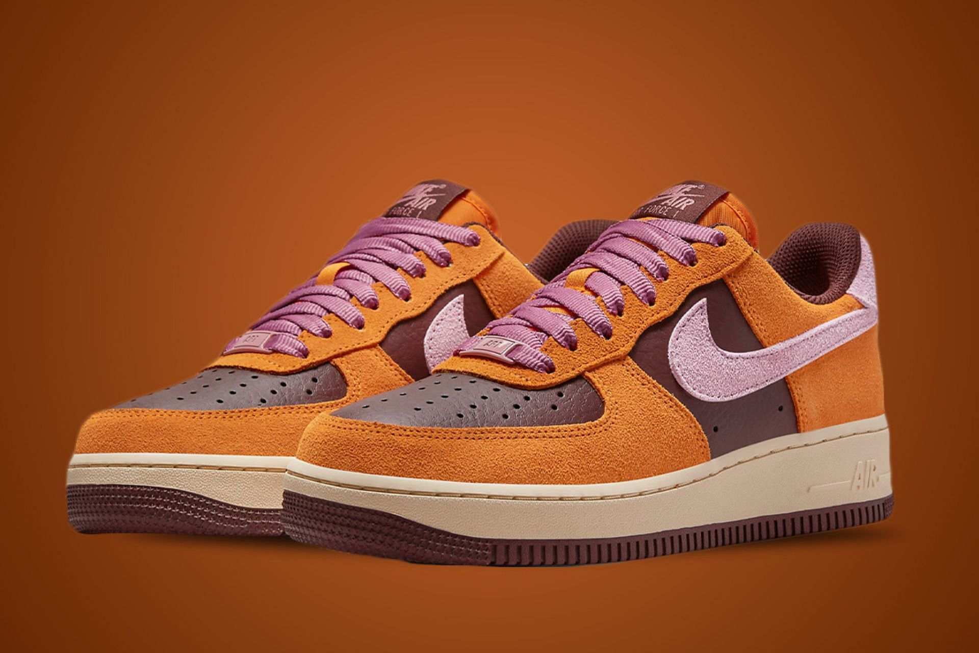 Where to buy Nike Air Force 1 Low Magma Orange Elemental Pink shoes? Price and more details explored 