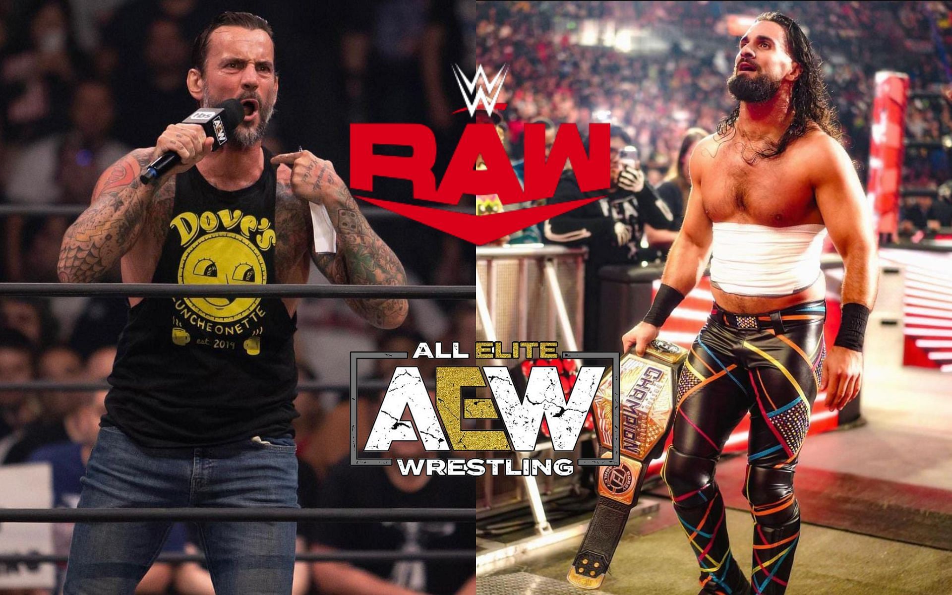 CM Punk, Seth Rollins & 2 Top WWE RAW Superstars Referenced On AEW ...