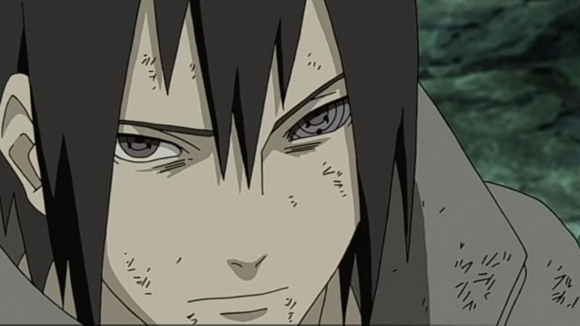 Sasukes Rinne-Sharingan Aus Dem Naruto-Anime (Bild Von Studio Pierrot)