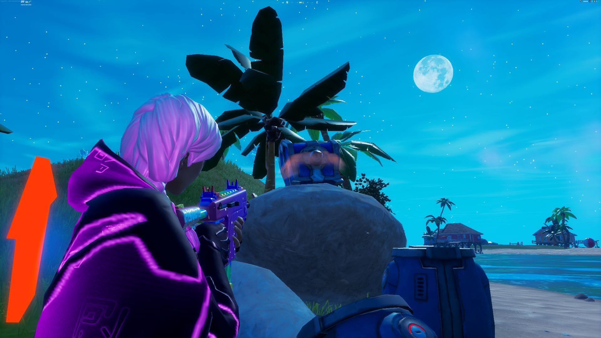 Fortnite How to search Chests or Ammo Boxes