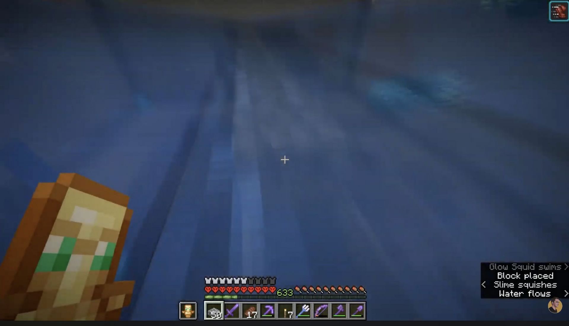 Slabs on top of hoppers (Image via Regund on YouTube)