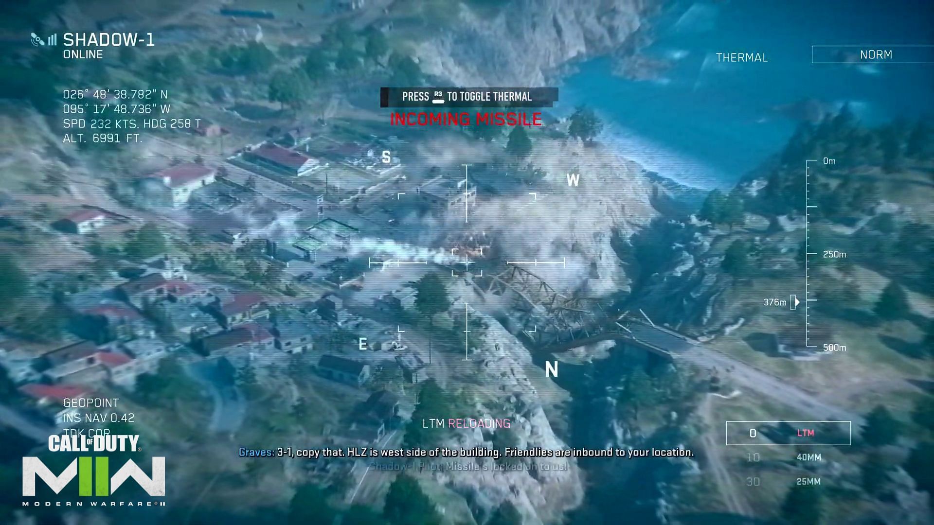Destroy the bridge to complete the Modern Warfare 2 mission (Image via Activision)