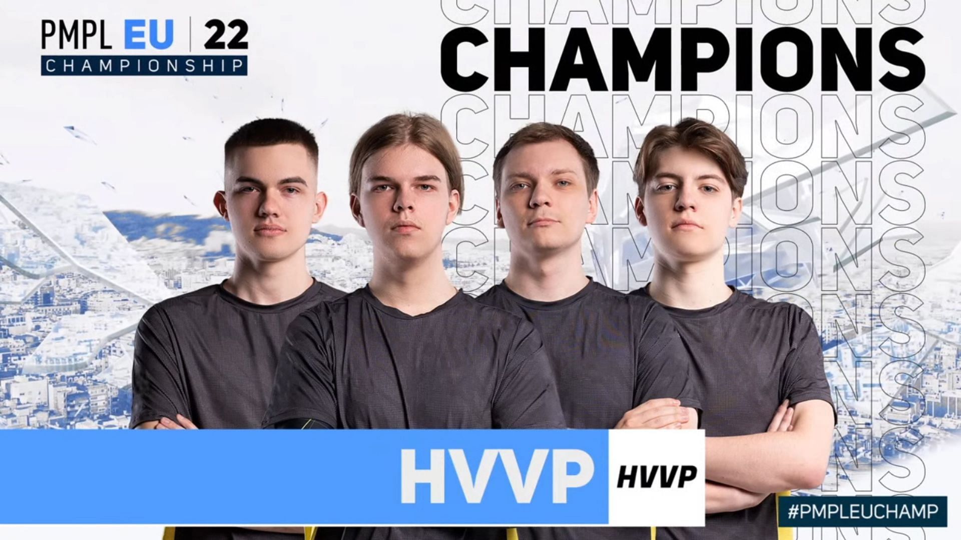 HVVP claimed PMPL EU Championship Fall trophy (Image via PUBG Mobile)