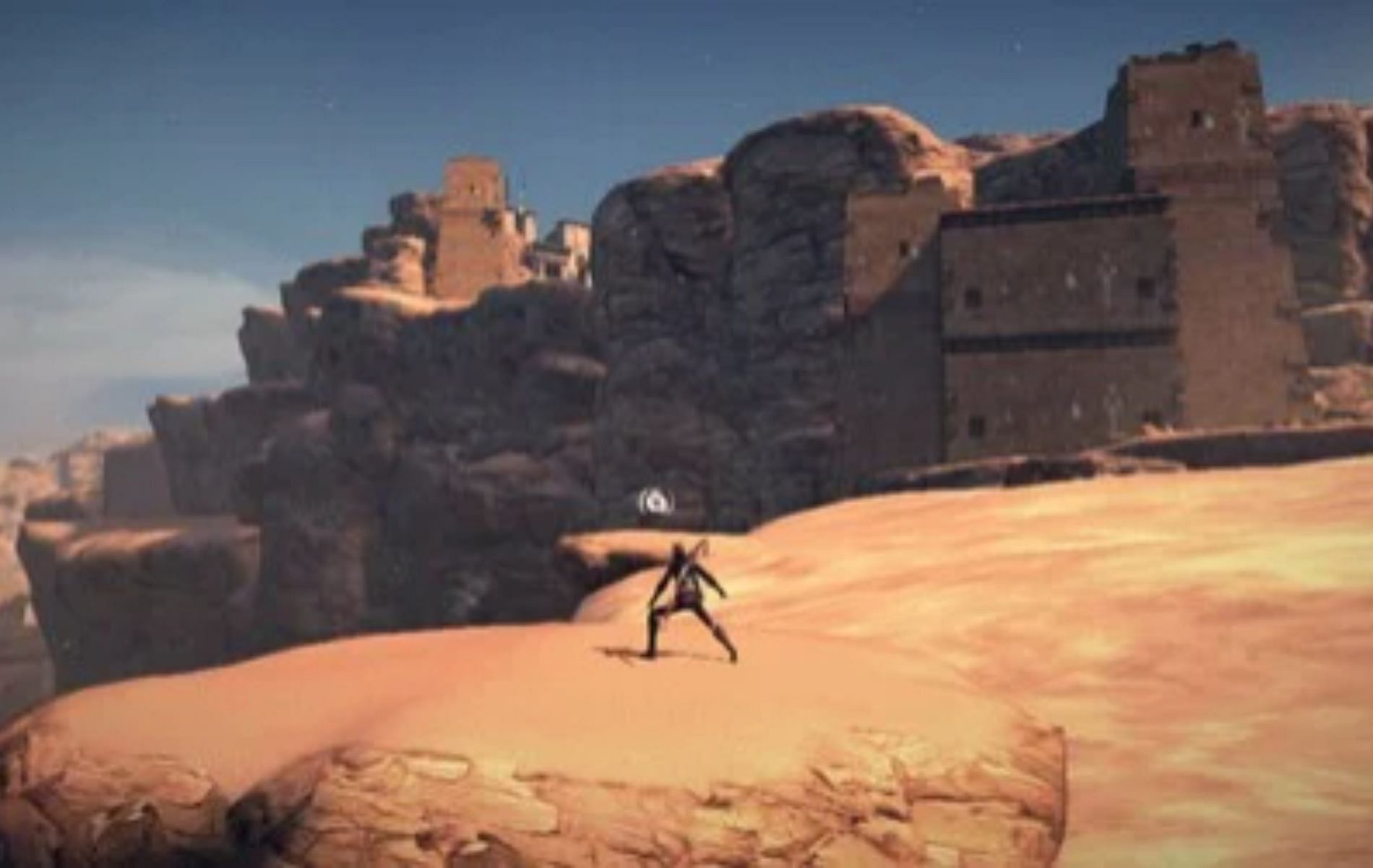 Location of the record in the Burning Sands Chapter (Image via Platinum Games)