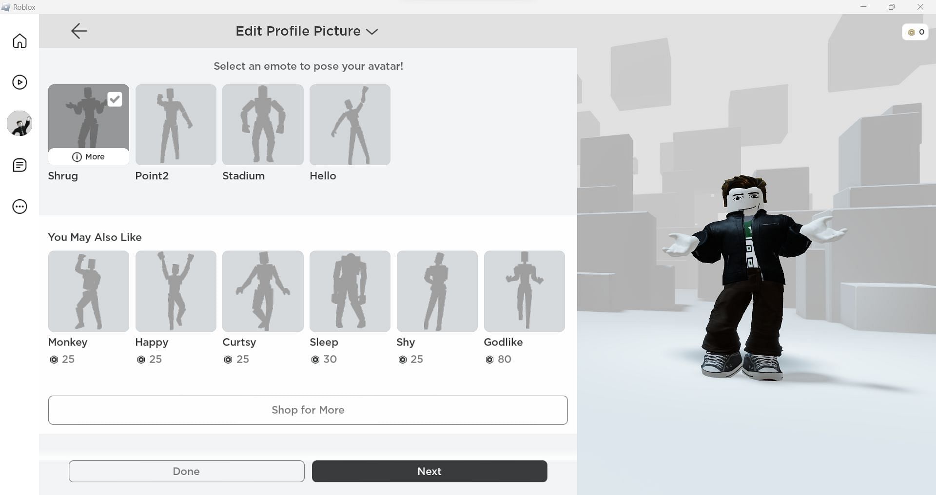 How to change your avatar profile picture on Roblox