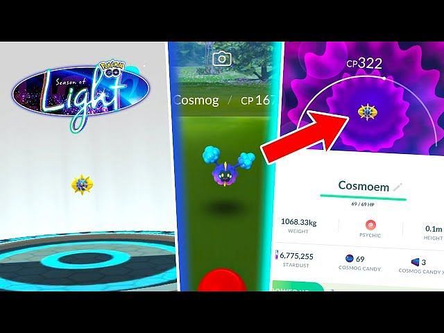 How To Evolve Cosmog Into Cosmoem In Pokemon GO