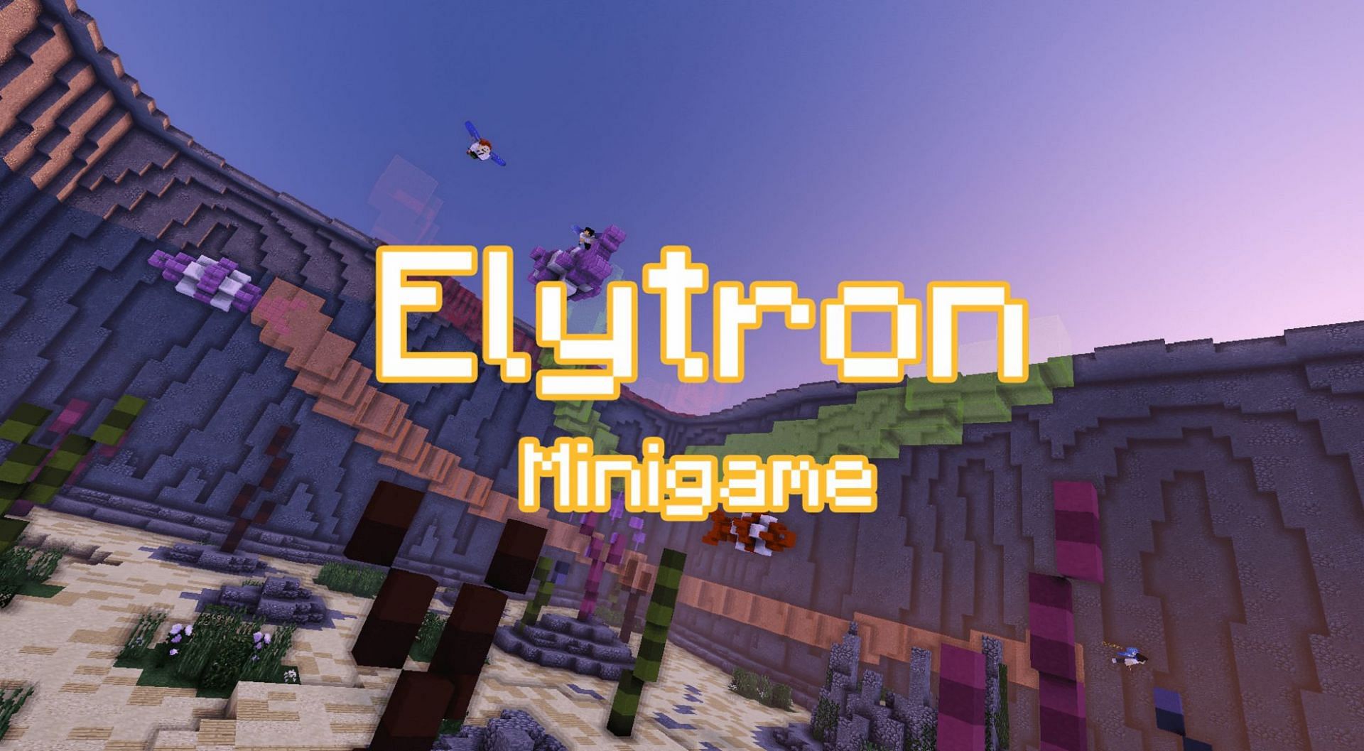 Fans of the Tron movies will get a real kick out of Elytron (Image via Theticman/Minecraft Maps)