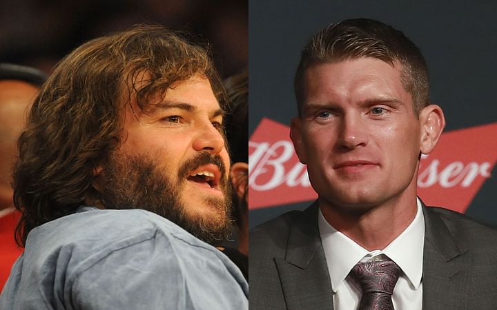 Watch: Jack Black teaches Stephen 'Wonderboy' Thompson how to throw a kick