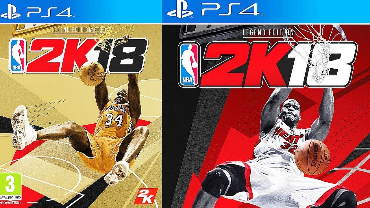 Shaquille O'Neal on the cover of NBA 2K18