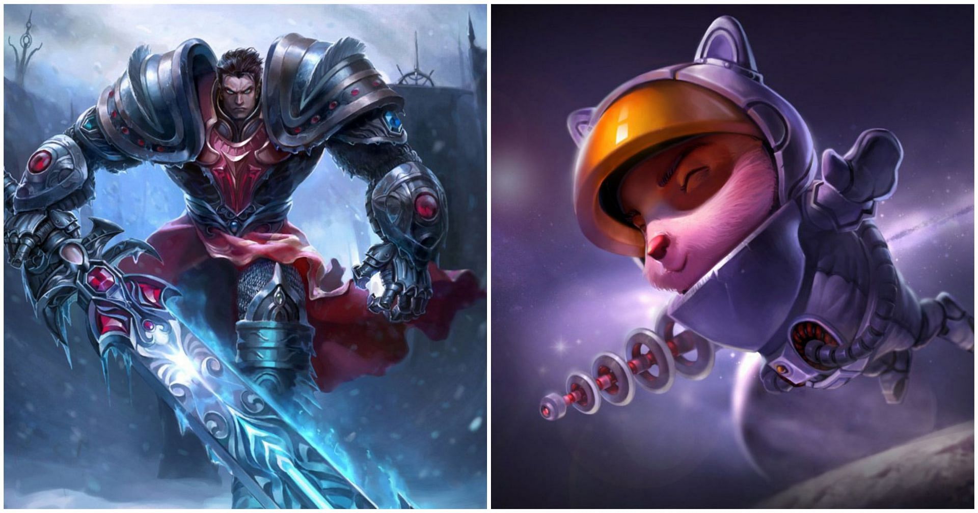 Garen and Teemo get their first lock-ins at League Worlds 2022 (Images vis Riot Games)