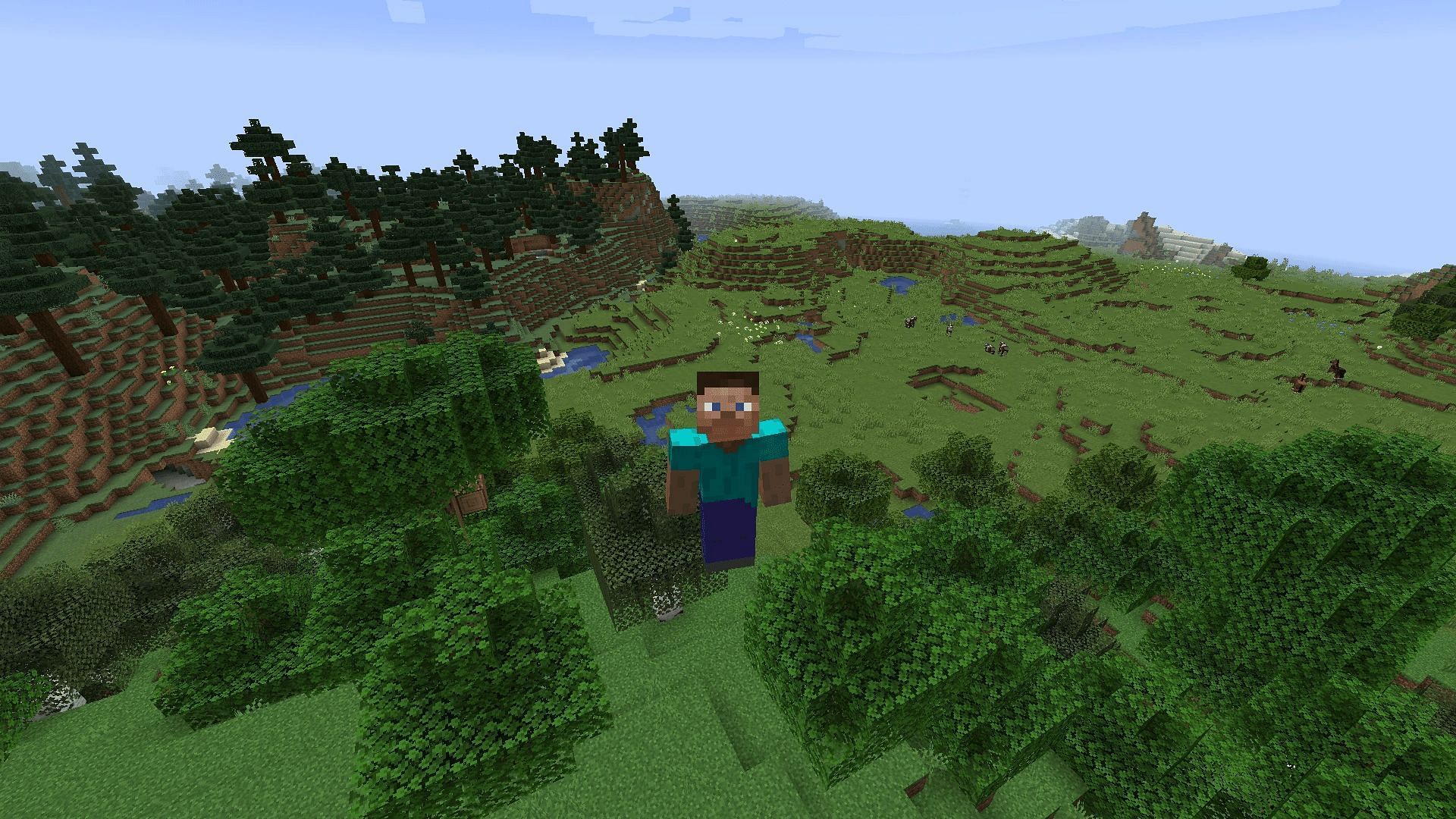 Spectators can fly faster than those in Creative Mode (Image via Mojang)