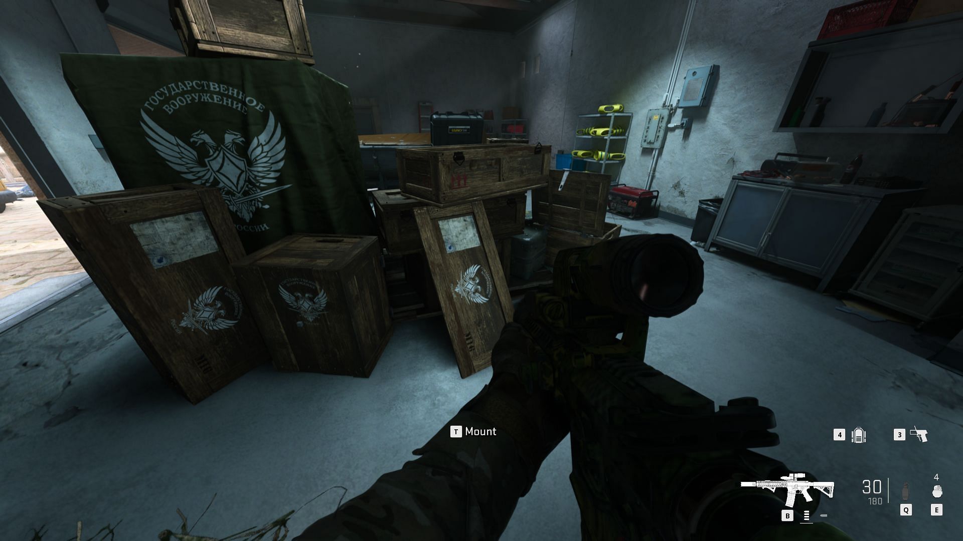 Russian contraband in the first house (image via Activision)